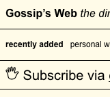 gossips web website screenshot