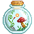 mushroom-in-glass