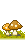 mushrooms-grass-brown-yellow